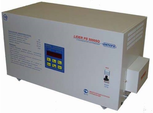 Стабилизатор напряжения Lider PS 7500SQ-E
